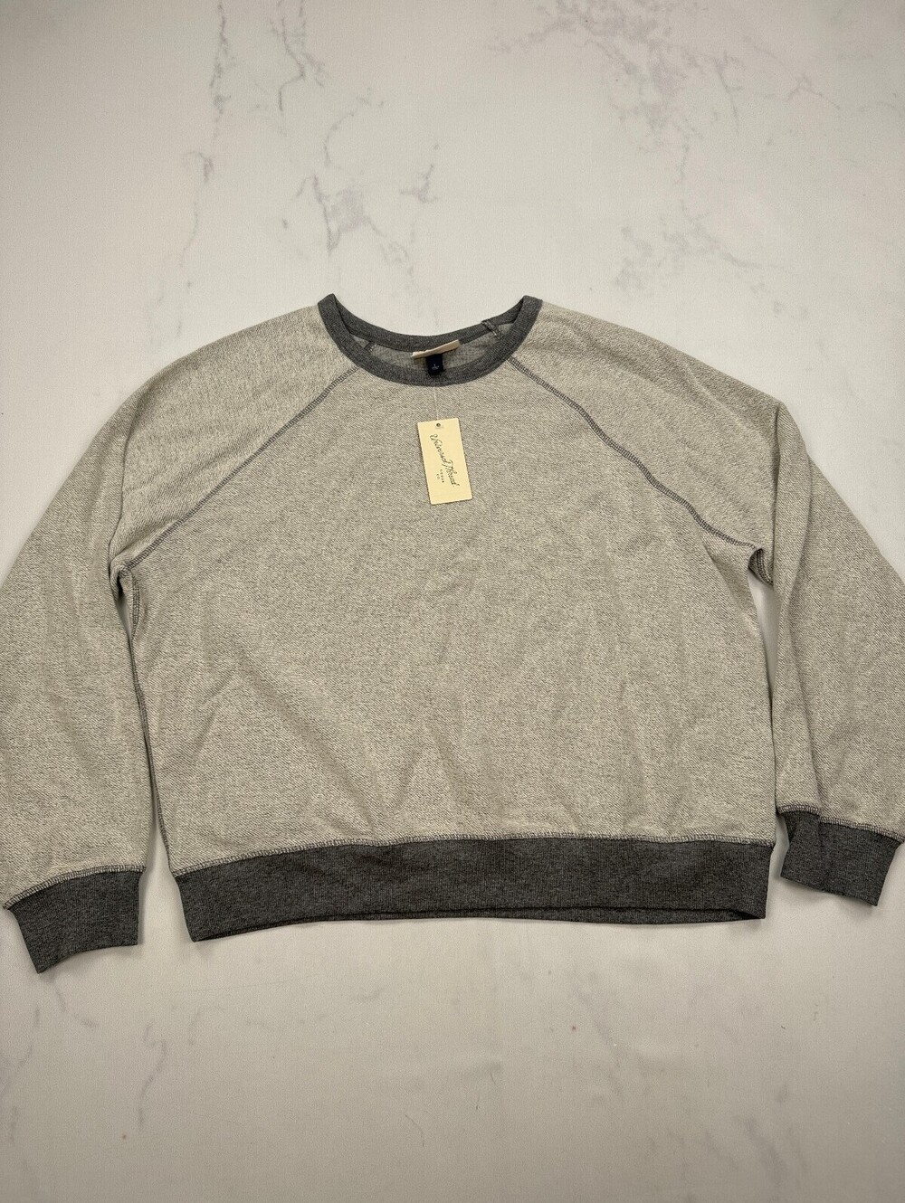 Universal Thread Sweatshirt Gray Modern Long Sleeves - Womens L